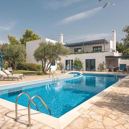 Summer Villa Pasiphae Private Pool - Bbq -Beach 2Min Соунио Екстериор снимка