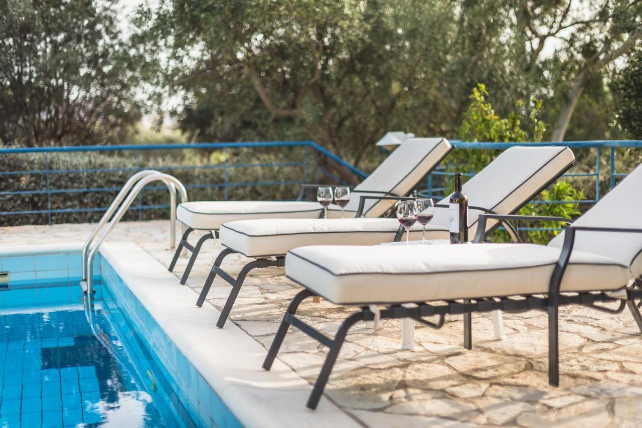 Summer Villa Pasiphae Private Pool - Bbq -Beach 2Min Соунио Екстериор снимка