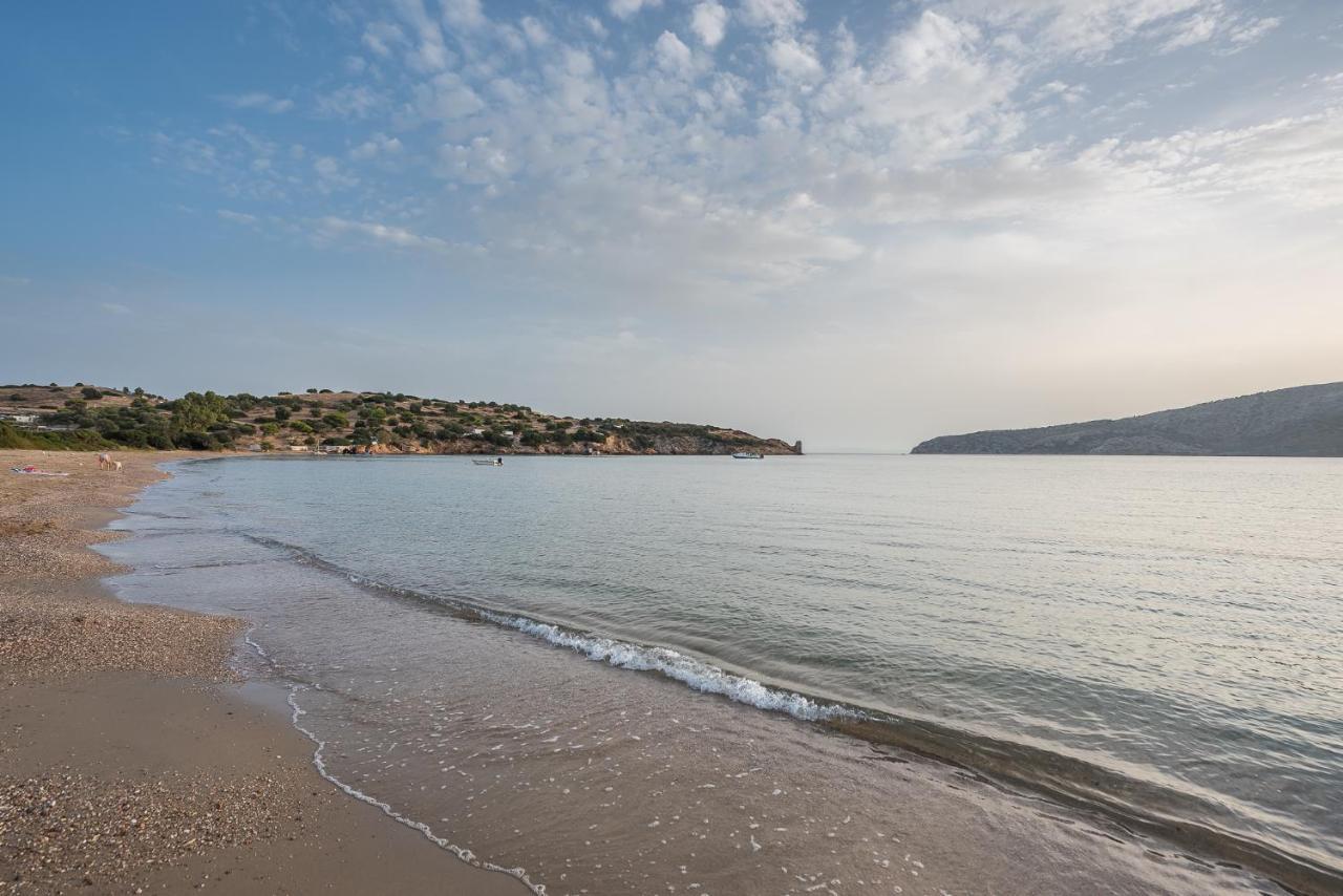 Summer Villa Pasiphae Private Pool - Bbq -Beach 2Min Соунио Екстериор снимка