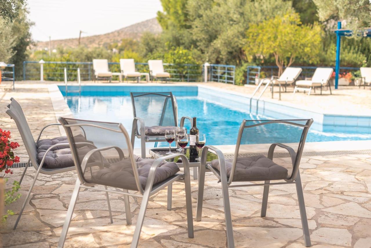 Summer Villa Pasiphae Private Pool - Bbq -Beach 2Min Соунио Екстериор снимка